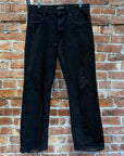 BALENCIAGA SS22 STRAIGHT LEG DISTRESSED DENIM ‘BLACK’