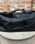 PRADA TESSUTO NYLON LARGE DUFFLE BAG ‘BLACK’