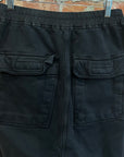 RICK OWENS DRKSDHW CROPPED SWEATPANTS ‘BLACK’