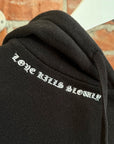 ED HARDY CHROME BOOTLEG ZIP HOODIE ‘BLACK’