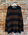 NUMBER (N)INE KURT SWEATER ‘BROWN/BLACK’