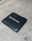 BALENCIAGA CLASSIC LOGO BIFOLD WALLET ‘BLACK’