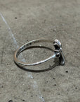 CHROME HEARTS CROSS BUBBLEGUM RING ‘SILVER’