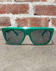 BOTTEGA VENETA BV1060S FLAT-TOP SUNGLASSES ‘GREEN’