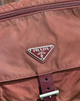 PRADA TESSUTO NYLON MESSENGER BAG ‘RED’