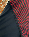 BALENCIAGA SS25 CHECK FRAYED CAMPAIGN SHIRT ‘RED/BLACK’