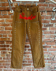 SICKO x AFB CARAMEL HARDWARE PANTS ‘BROWN’