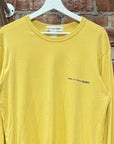 COMME DES GARÇONS SHIRT LONG SLEEVE ‘YELLOW’