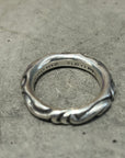 CHROME HEARTS SCROLL BAND RING ‘SILVER’