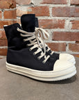 RICK OWENS DRKSDHW HIGH TOP RAMONE SNEAKERS ‘BLACK’