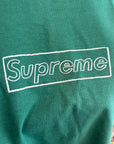 SUPREME X KAWS SS21 CHALK BOGO TEE ‘GREEN’