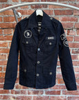 HYSTERIC GLAMOUR MILITARY PATCH FIELD JACKET ‘BLACK’