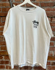 STUSSY TOUGH GEAR TEE ‘WHITE’