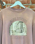 ACNE STUDIO STOCKHOLM OVERDYE CREWNECK ‘DUST PINK’