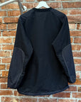 AND WANDER LIGHT POLYESTER PULLOVER ‘BLACK’