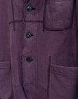 COMME DES GARÇONS X JUNYA WATANABE AD2008 PANEL JACKET ‘PLUM’