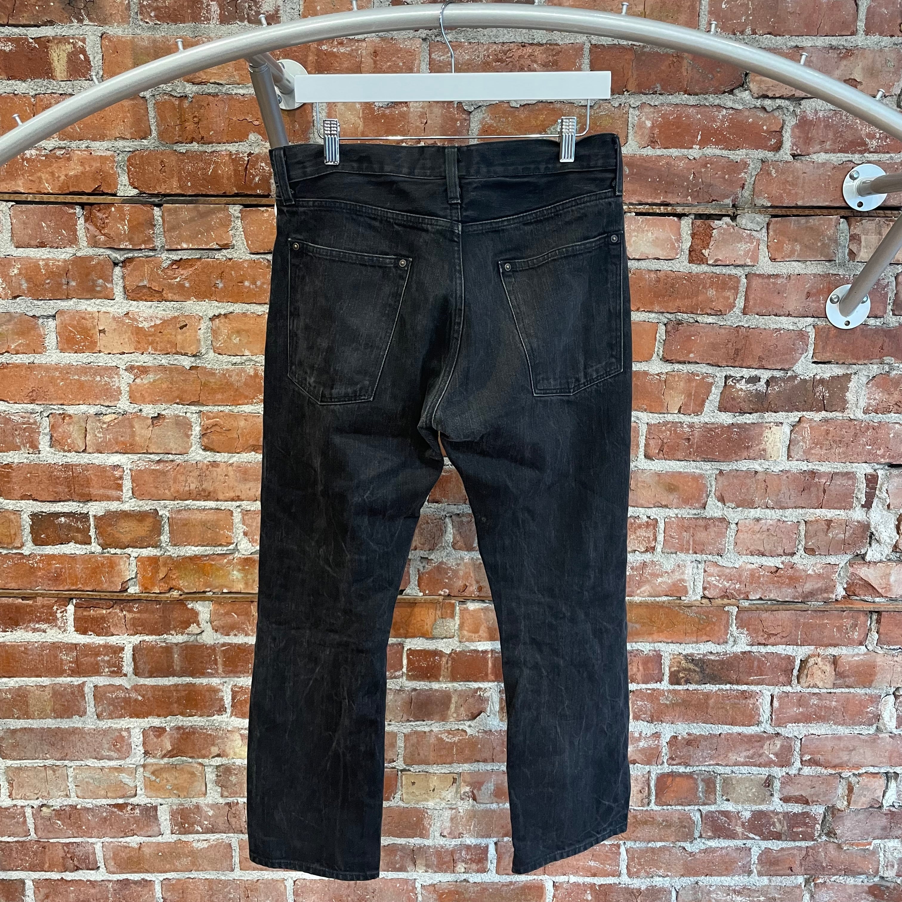 Totokaelo good Archive Slim Tapered Black 30 Straight Leg Black 100% Cotton Jeans 30