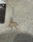 HYSTERIC GLAMOUR PIN-UP GIRL NECKLACE ‘SILVER’