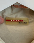 PRADA LINEA ROSA VINTAGE BUTTON UP ‘TAN’