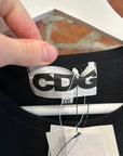 COMME DES GARÇONS CDG LOGO TEE ‘BLACK/GREEN’