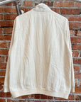 LORO PIANA 90S VINTAGE STORM SYSTEM HARRINGTON JACKET ‘CREAM’
