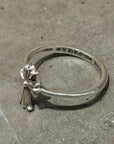 CHROME HEARTS CROSS BUBBLEGUM RING ‘SILVER’