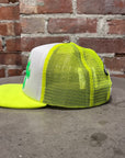 CHROME HEARTS TRIPLE CROSS TRUCKER HAT ‘NEON’