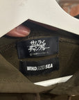 SAMURAI CHAMPLOO x WIND AND SEA "BATTLECRY" HOODIE ‘OLIVE’