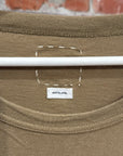 VISVIM JUMBO POCKET TEE ‘KHAKI’