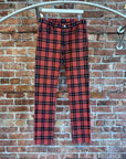 RAF SIMONS SS18 TARTAN PLAID JEANS ‘MULTI’