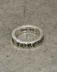 CHROME HEARTS FOREVER 6MM SPACER RING ‘SILVER’