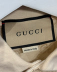 GUCCI JACQUARD GG TIPPED POLO SHIRT ‘CREAM’