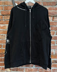ED HARDY CHROME BOOTLEG ZIP HOODIE ‘BLACK’
