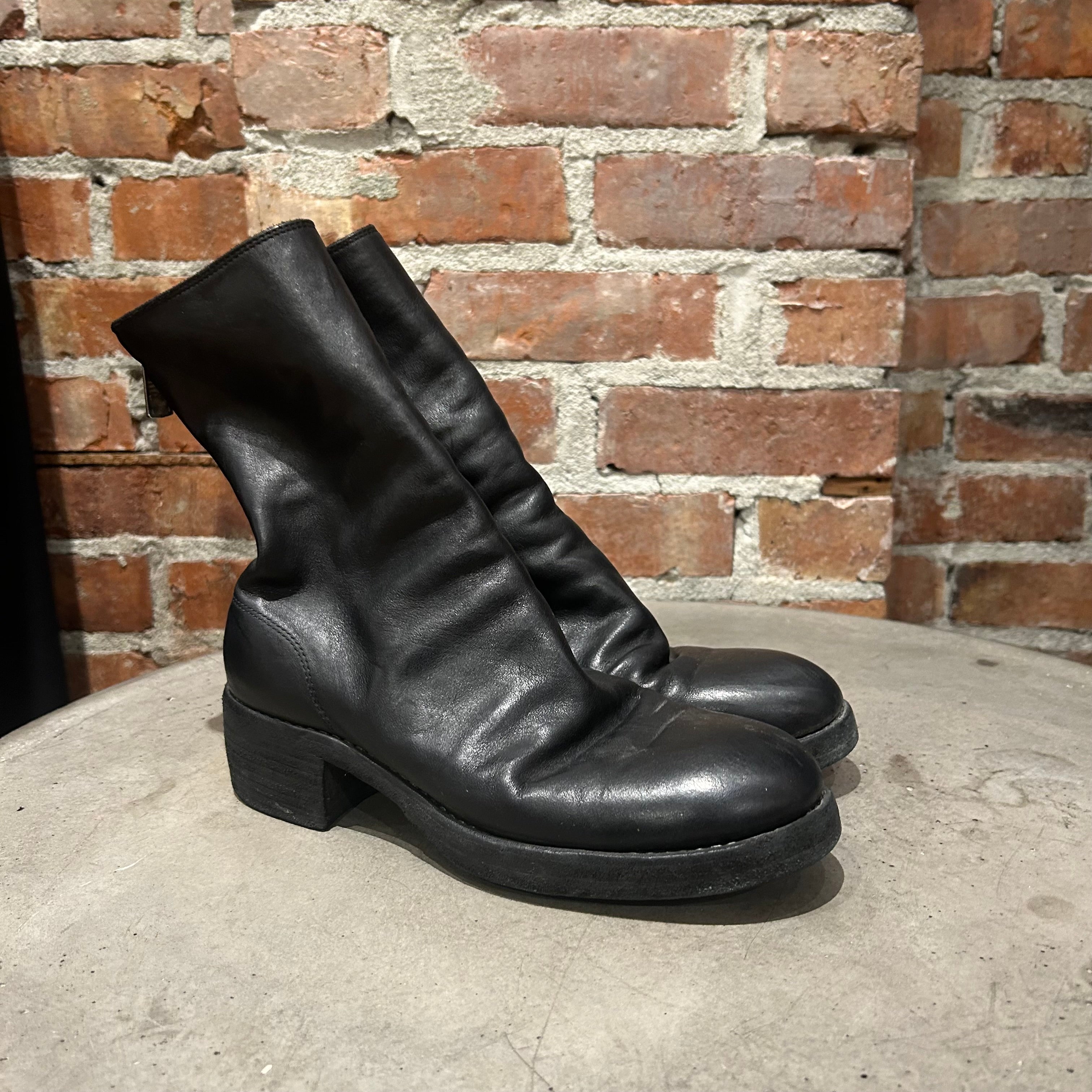 GUIDI 796Z BACKZIP BOOTS 'BLACK' – Sadō Room