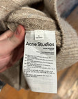 ACNE STUDIOS CABLE KNIT WOOL VEST ‘SAND/MULTI’