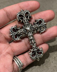 CHROME HEARTS LARGE FILIGREE CROSS NECKLACE ‘SILVER’