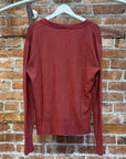 HYSTERIC GLAMOUR COLLEGIATE PREP CARDIGAN ‘RED’