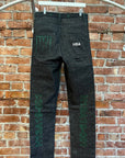 HOOD BY AIR MATRIX STACKED JEANS ‘INDIGO’