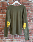 KAPITAL SMILEY ELBOW LONGSLEEVE ‘OLIVE’