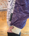 KAPITAL BANDANA BOMBER LINER CREWNECK ‘PURPLE’
