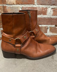 SAINT LAURENT SS14 WYATT HARNESS BOOTS ‘BROWN’