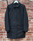 PRADA NYLON LINEA ROSA WEATHERPROOF TRENCH JACKET ‘BLACK’