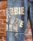 HYSTERIC GLAMOUR DEBBIE SUZIE JOAN KINKY DENIM JEANS ‘DARK BLUE’