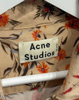 ACNE STUDIO SIMON CAMP COLLAR FLORAL SHIRT ‘MULTI’