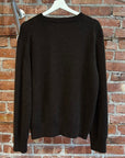 THE ROW BRUSHED CASHMERE SWEATER ‘BROWN’