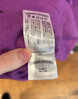 CHROME HEARTS MATTY BOY "MORE NOT LESS" POLO ‘PURPLE’