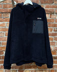 MARTINE ROSE OVERSIZED FLEECE JACKET ‘NAVY’