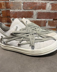 RICK OWENS SS25 MEGALACE RAMONE LOWS ‘DINGE/MILK’