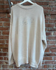 BALENCIAGA SS22 BEBE KNIT CREWNECK ‘CREAM’