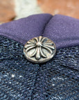 CHROME HEARTS DOUBLE CROSS PATCH TRUCKER HAT ‘NAVY’